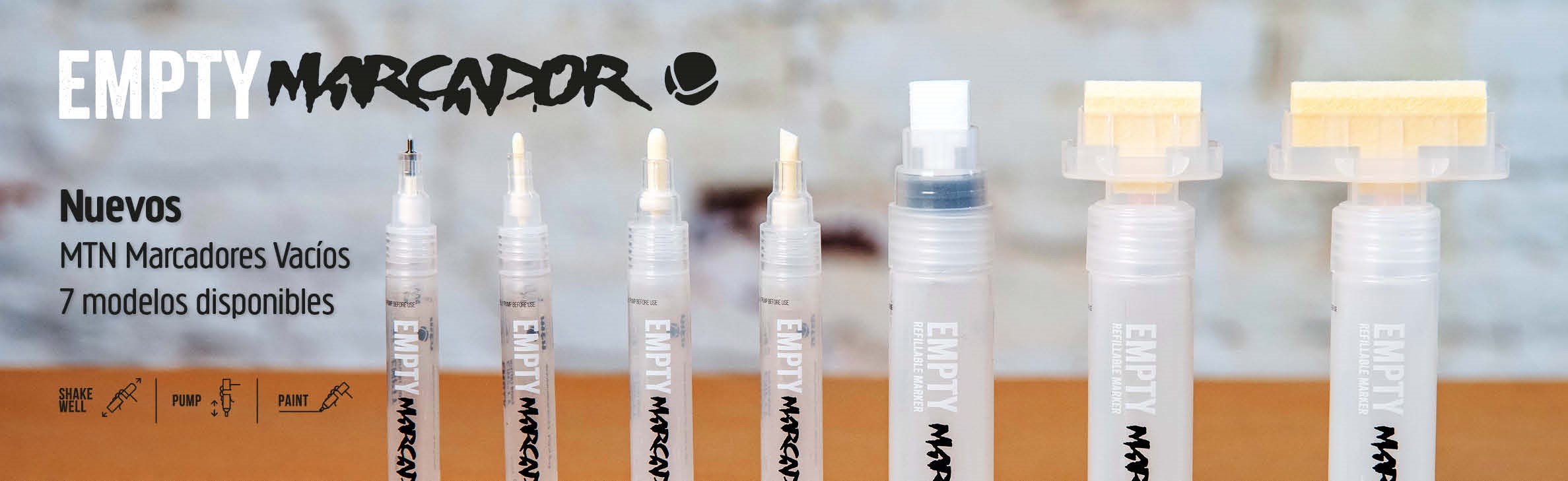 Acrylic Marcador Vacíos